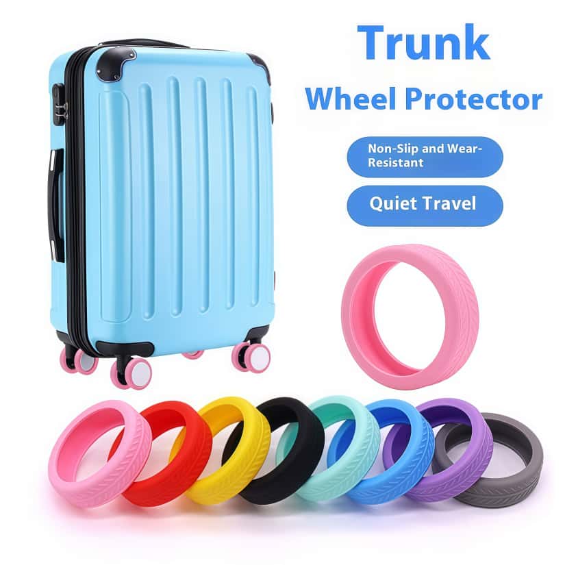 Suitcase silicone protective cover