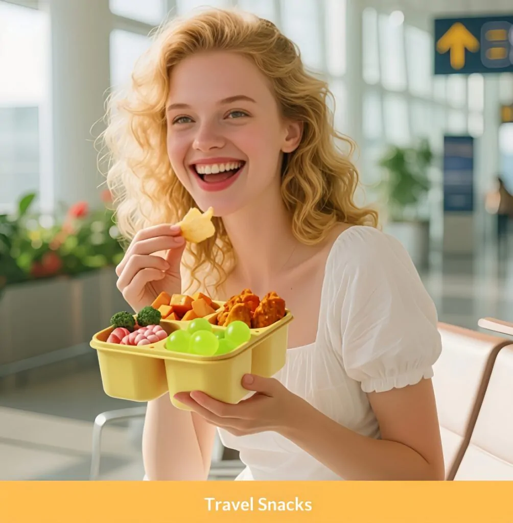 Food-grade silicone snack box