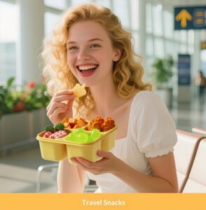 Food-grade silicone snack box