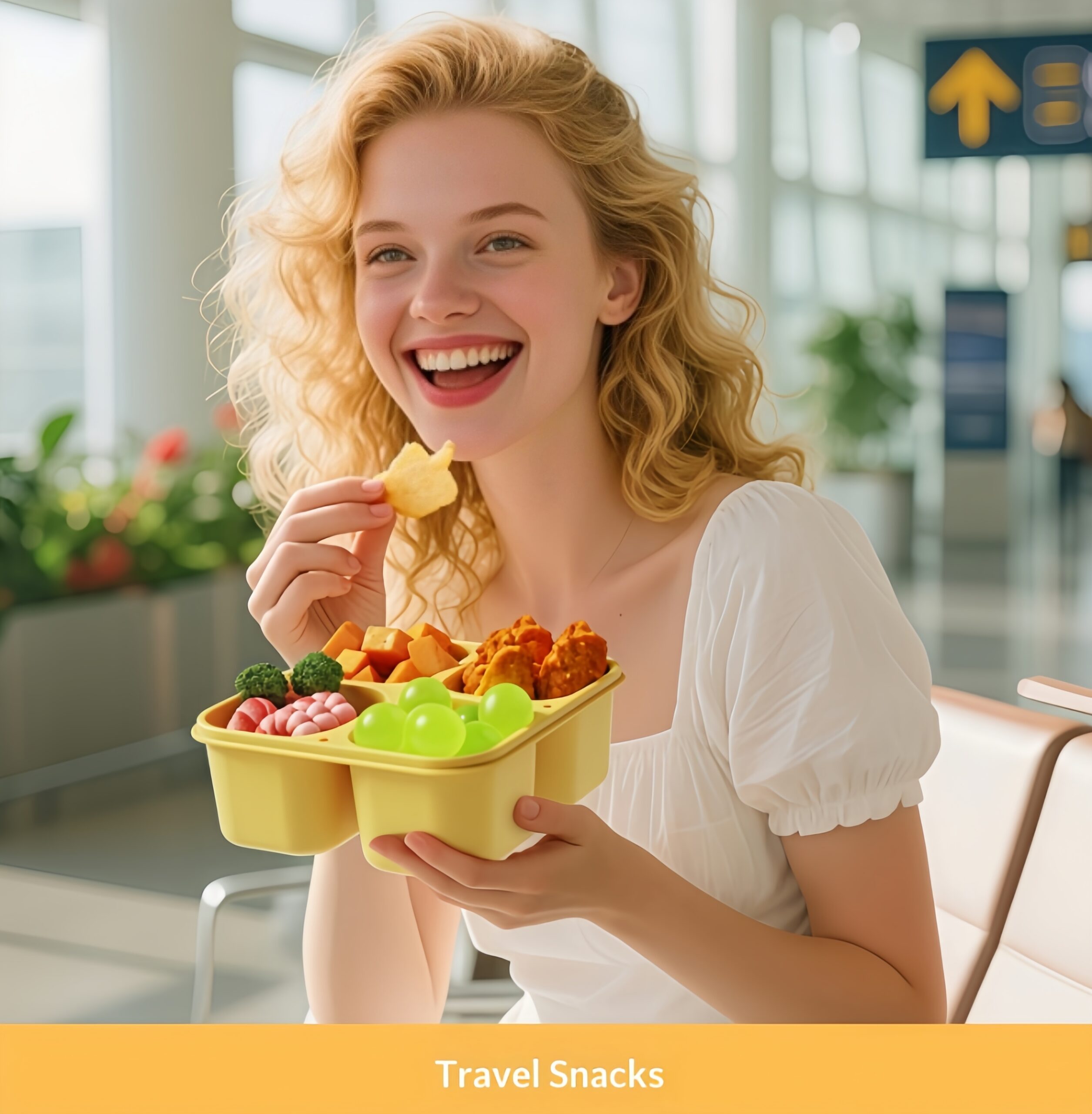 Food-grade silicone snack box