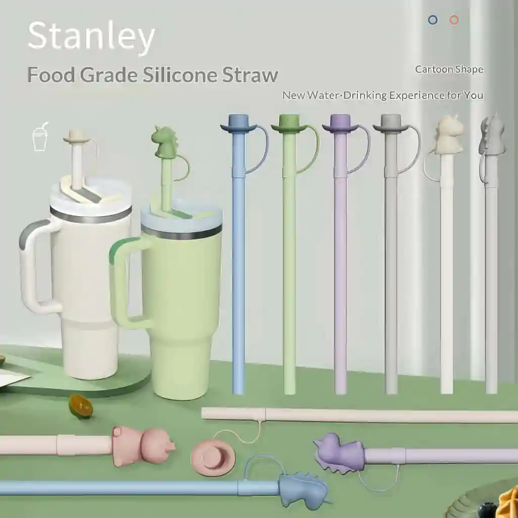 Stanley silicone water cup straw